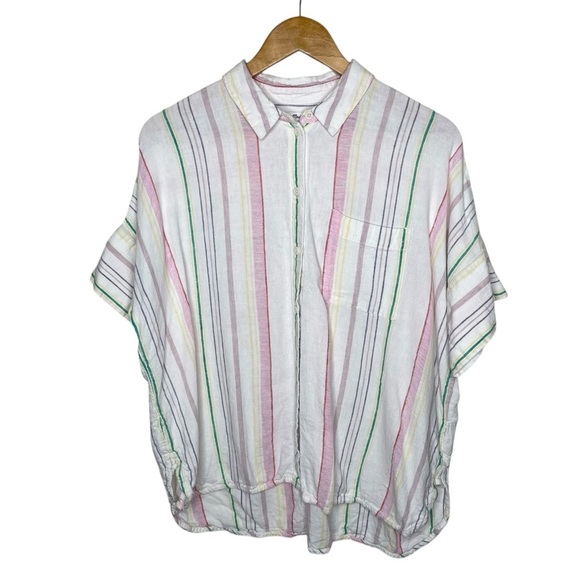 Madewell Multicolor Striped Button Down Shirt - Picture 5 of 13